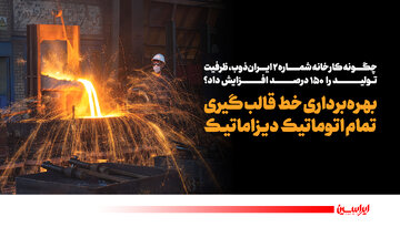 بهره‌برداری خط قالب‌گیری تمام اتوماتیک دیزاماتیک