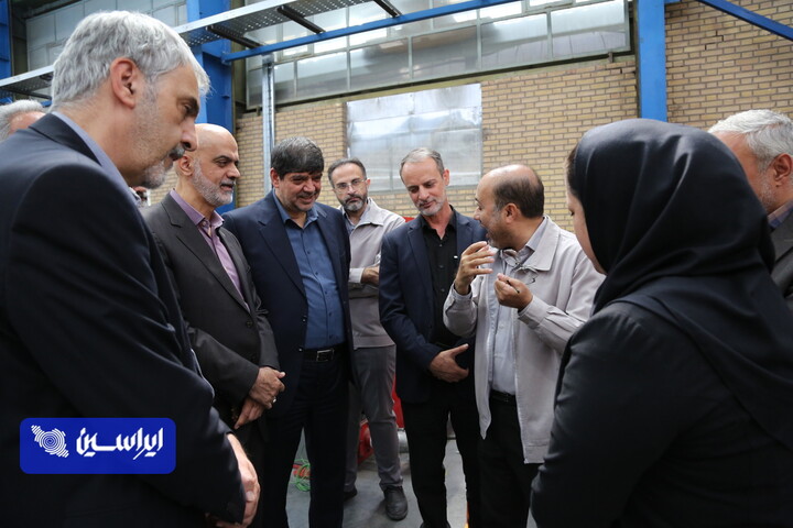 آیین افتتاح خط تولید تمام اتوماتیک سیم جوش توپودری بر پایه فرو الیاژها در شرکت میرکو