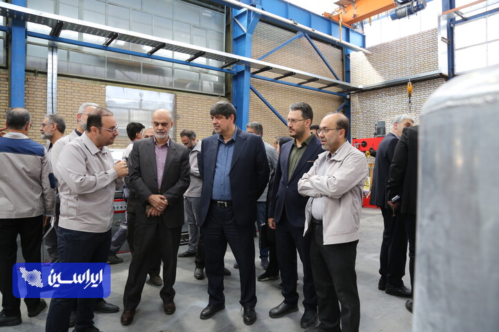 آیین افتتاح خط تولید تمام اتوماتیک سیم جوش توپودری بر پایه فرو الیاژها در شرکت میرکو