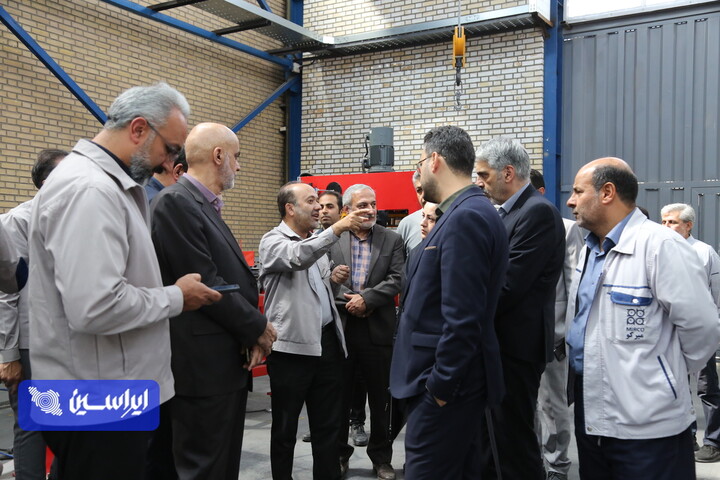 آیین افتتاح خط تولید تمام اتوماتیک سیم جوش توپودری بر پایه فرو الیاژها در شرکت میرکو
