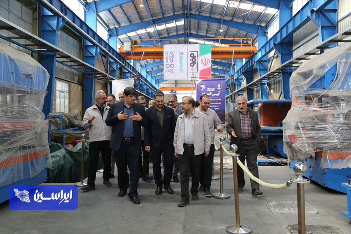 آیین افتتاح خط تولید تمام اتوماتیک سیم جوش توپودری بر پایه فرو الیاژها در شرکت میرکو
