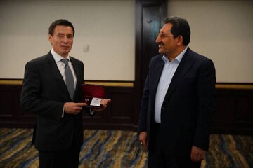 نشان عالی اوراسیا برای دیپلماسی صنعتی ایران